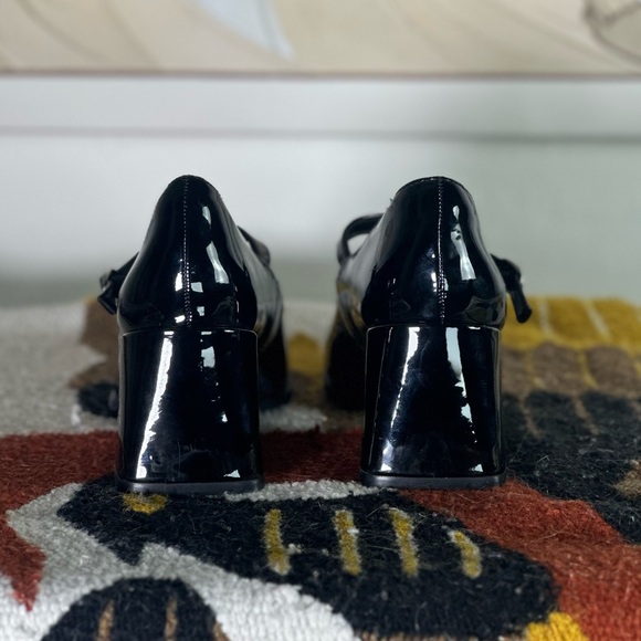 NWOB Women’s Rachel Zoe Block Heel Mary Jane Shoe Livia black 6.5 - Picture 5 of 16